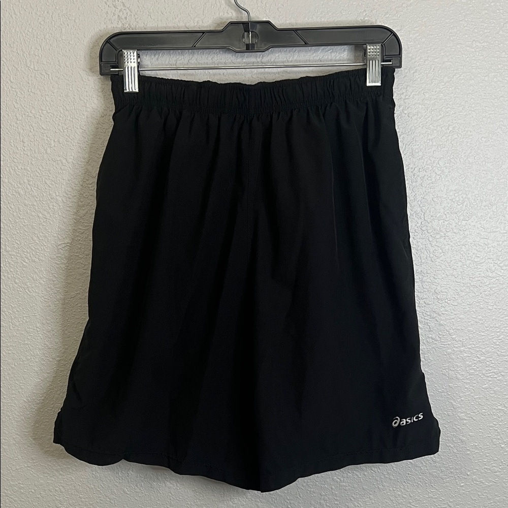 Asics Running/Athletic Shorts Black Size Medium *Fair Condition